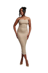 Champagne Veil Dress