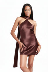 Mocha Obsession Mini Dress
