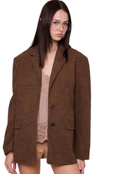 Vintage Brown Oversized Jacket