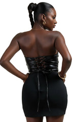 Lace Up Corset Top