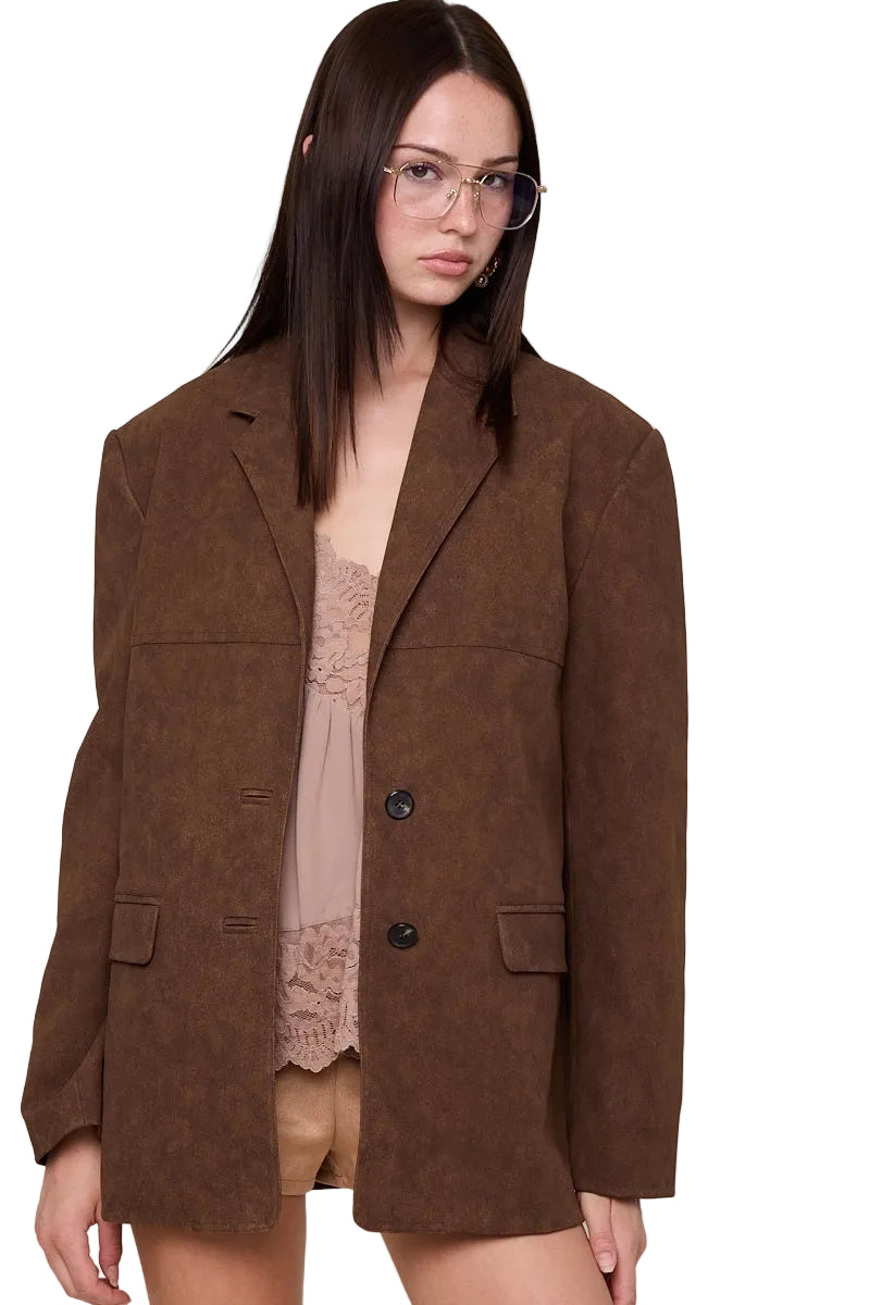 Vintage Brown Oversized Jacket