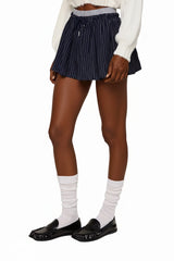 Micro Pinstriped Skirt
